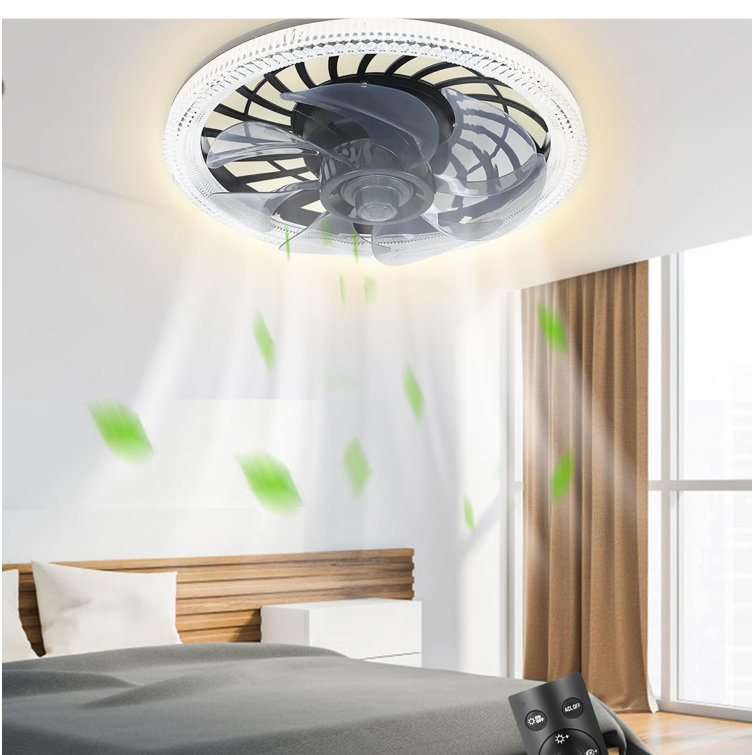 Ivy Bronx Myhrren Ceiling Fan with LED Lights Wayfair Canada